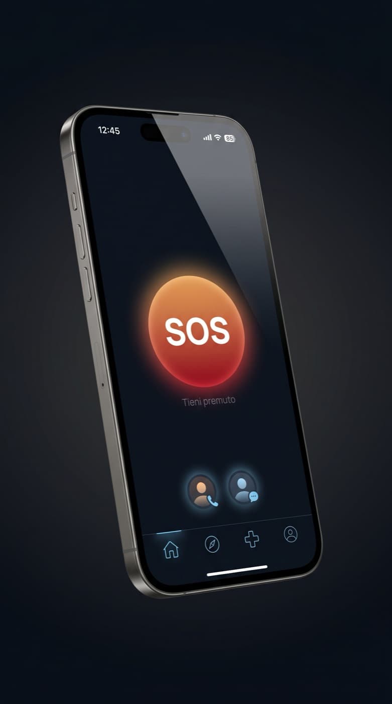 SOS safety screen